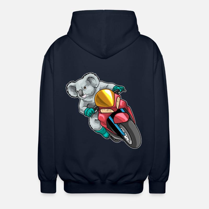 Koala Motorroller - Unisex Kapuzenjacke - Navy