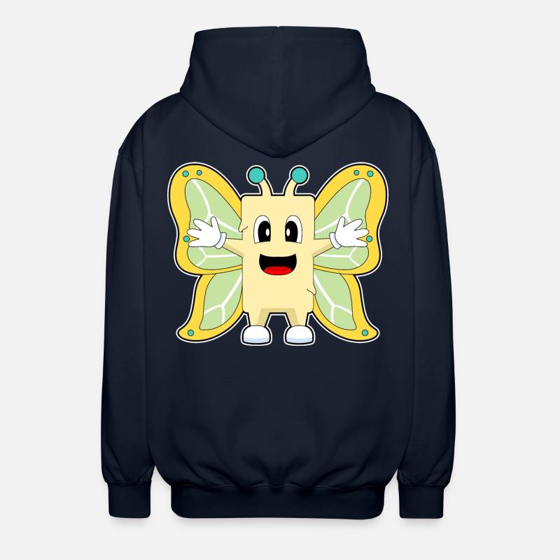 Beurre de papillon - Veste à capuche unisexe - marine
