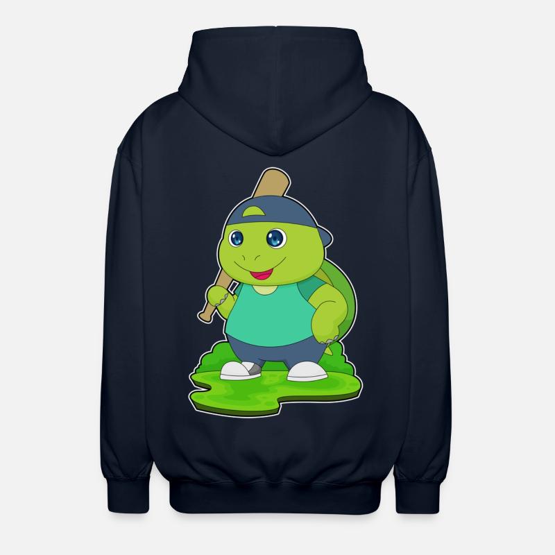 Batte de baseball Turtle - Veste à capuche unisexe - marine