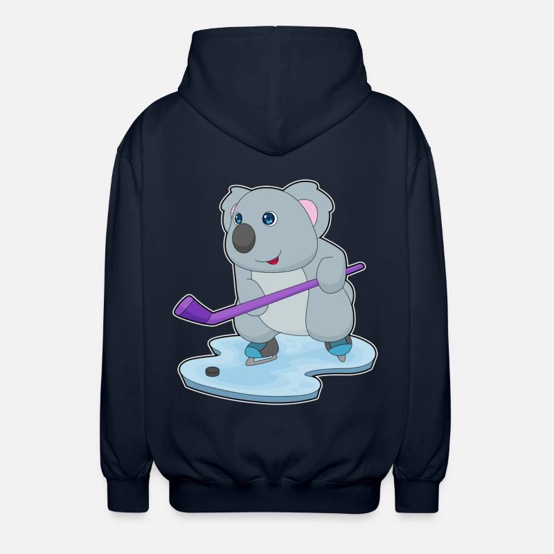 Koala Eishockey Eishockeyschläger - Unisex Kapuzenjacke - Navy