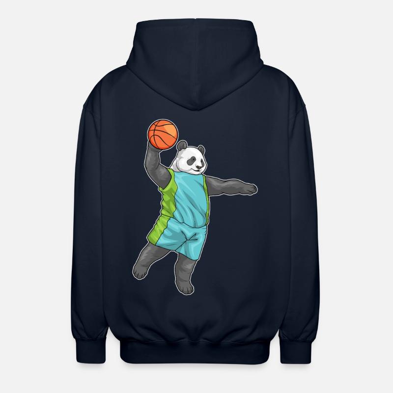 Panda Basketteur Basketteur - Veste à capuche unisexe - marine