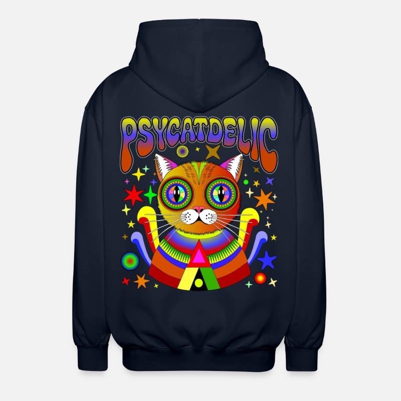 PSYCATDELIC - Unisex Kapuzenjacke - Navy