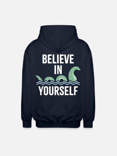 Croyez en vous - Veste à capuche unisexe - marine