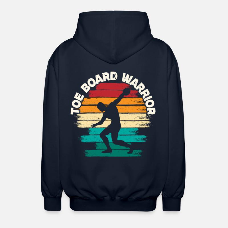 Kugelstoßen Kugelstoß Toe Board Warrior - Unisex Kapuzenjacke - Navy