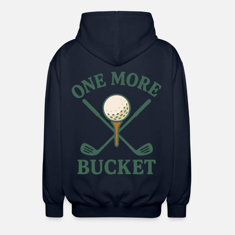 Ein weiterer Eimer Golfschläger Fun Design - Unisex Kapuzenjacke - Navy