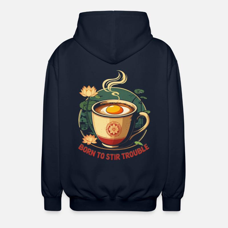 Vietnamesisches Essen Kaffee Mit Eigelb - Unisex Kapuzenjacke - Navy