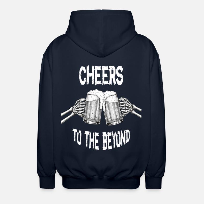 Stoß ins Jenseits - Unisex Kapuzenjacke - Navy