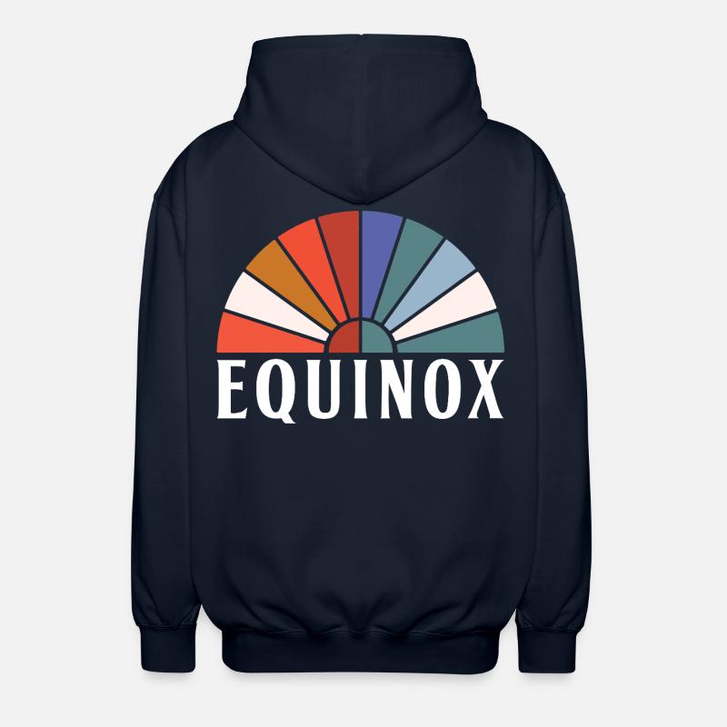 Équinoxe Joyeuses Pâques Ostara Eostre - Veste à capuche unisexe - marine