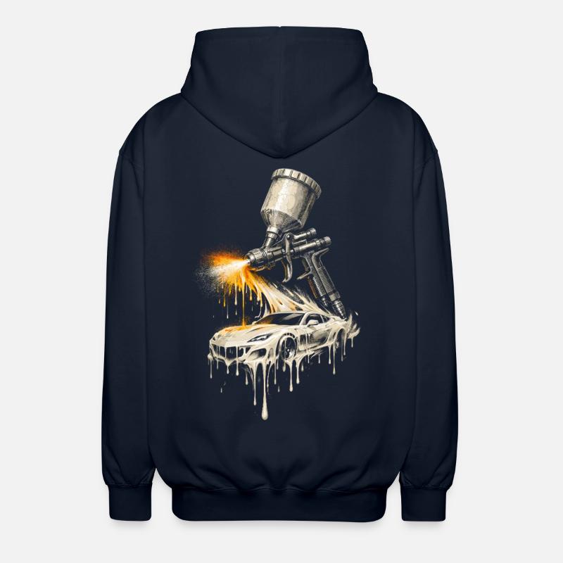 Vehicle Painter Car Painter Painter - Unisex Hooded Jacket - navy