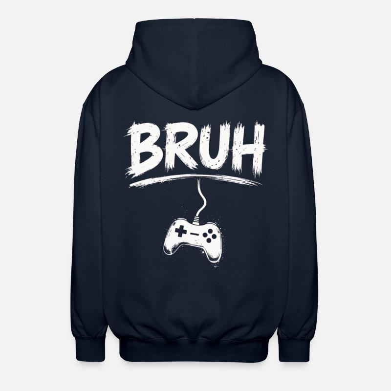 BRUH Gaming Controller Splash - Unisex Kapuzenjacke - Navy