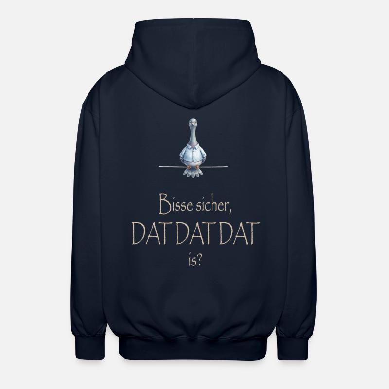 DAT DAT DAT - Unisex Kapuzenjacke - Navy