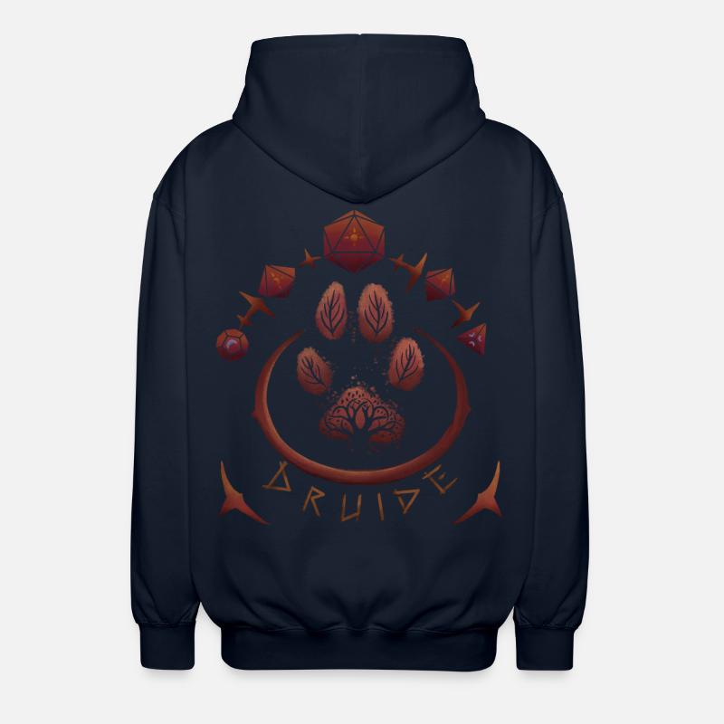 Druide - Veste à capuche unisexe - marine