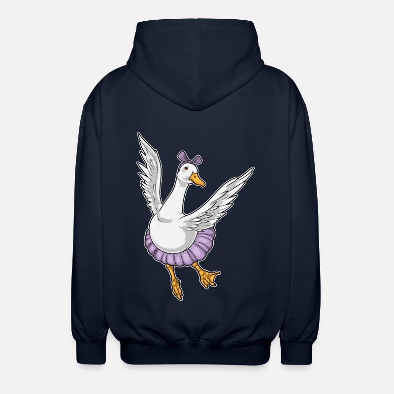 Canard Ballerine Ballet Danse - Veste à capuche unisexe - marine