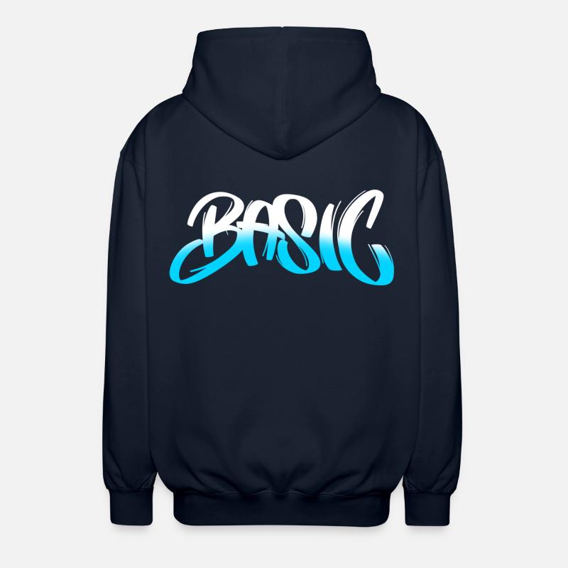 Dégradé de graffiti BASIC - Veste à capuche unisexe - marine