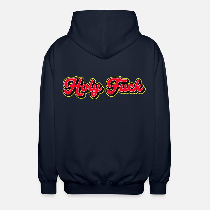 Heilige Scheiße 3D Red Script - Unisex Kapuzenjacke - Navy