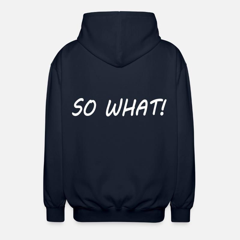 So what - Veste à capuche unisexe - marine