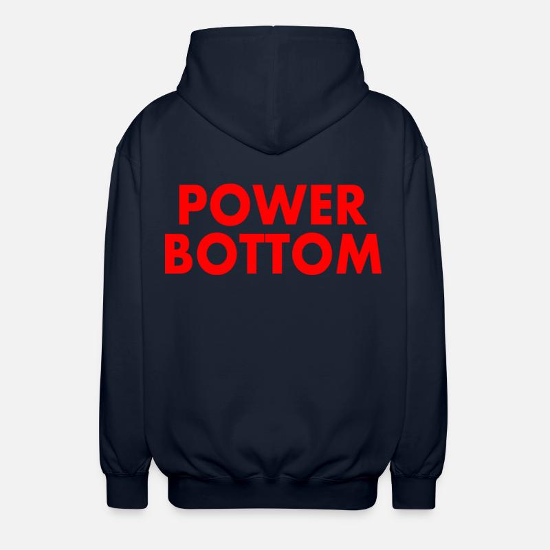 Power bottom - Veste à capuche unisexe - marine