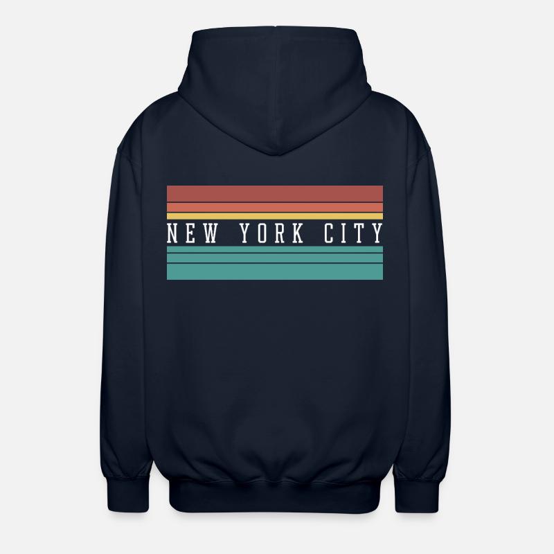 NYC: Perfektes Geschenk & Souvenir - Unisex Kapuzenjacke - Navy