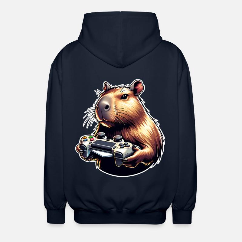 Jeux Capybara - Veste à capuche unisexe - marine