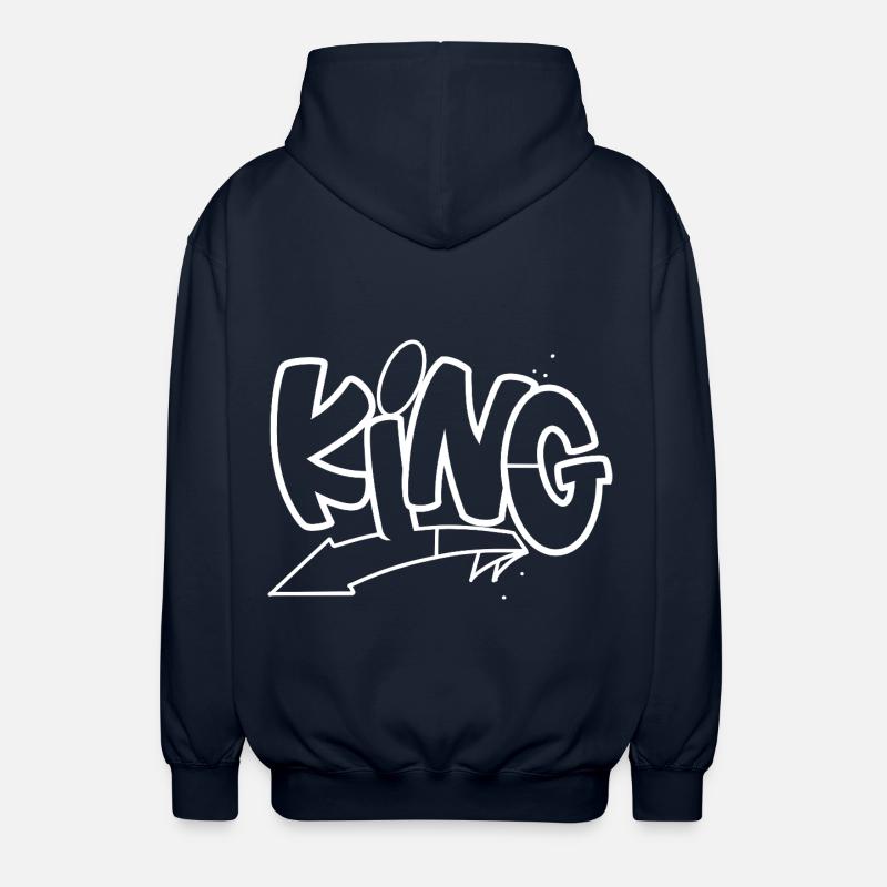 King - Unisex Kapuzenjacke - Navy