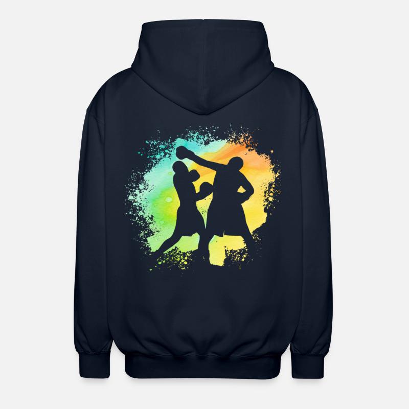 Boxer Retro Boxen - Unisex Kapuzenjacke - Navy