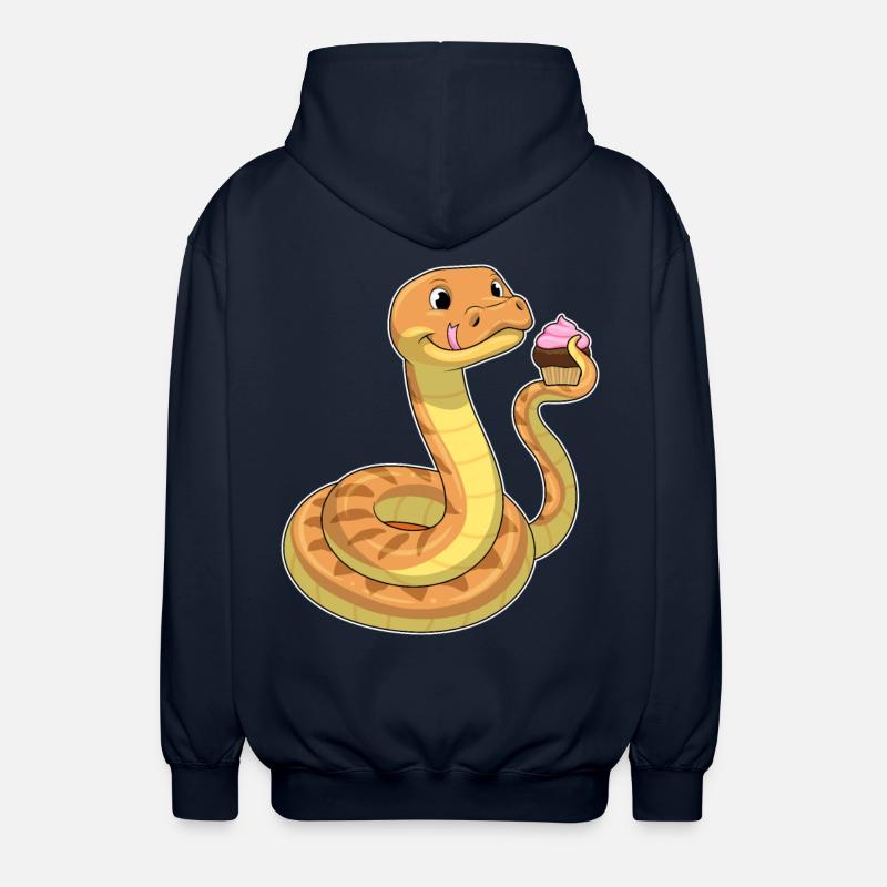 Serpent au muffin - Veste à capuche unisexe - marine