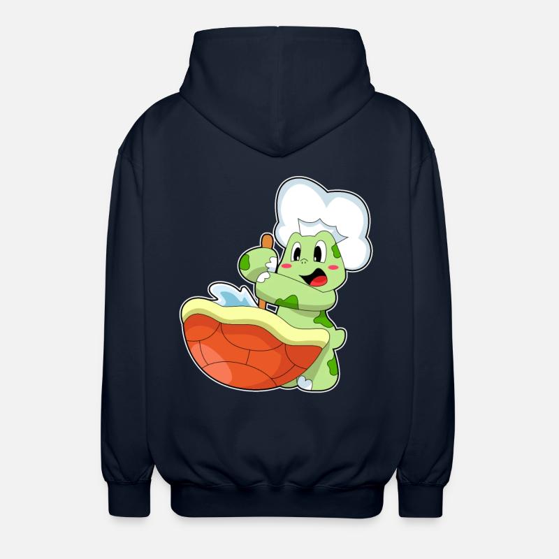 Marmite de tortue - Veste à capuche unisexe - marine