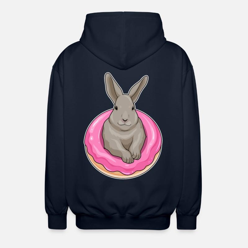 Beignet de lapin - Veste à capuche unisexe - marine