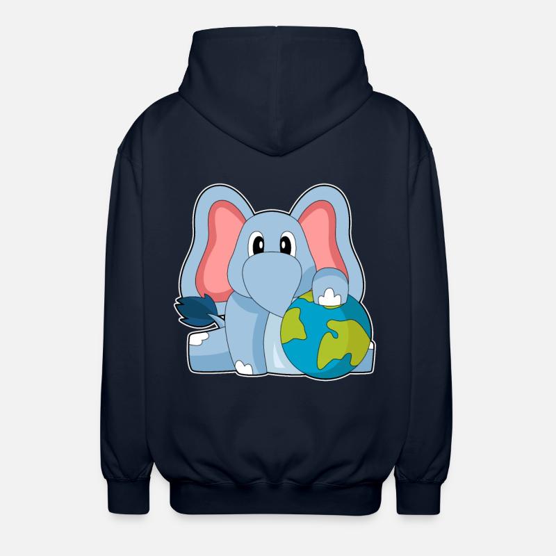 Terre d’éléphant - Veste à capuche unisexe - marine