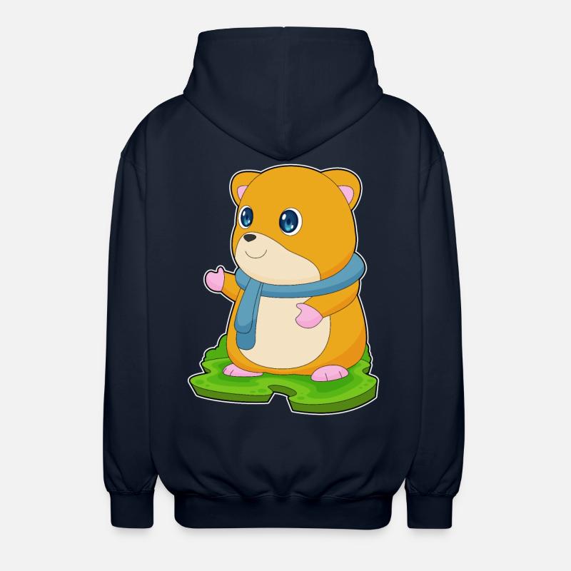 Écharpe Hamster - Veste à capuche unisexe - marine