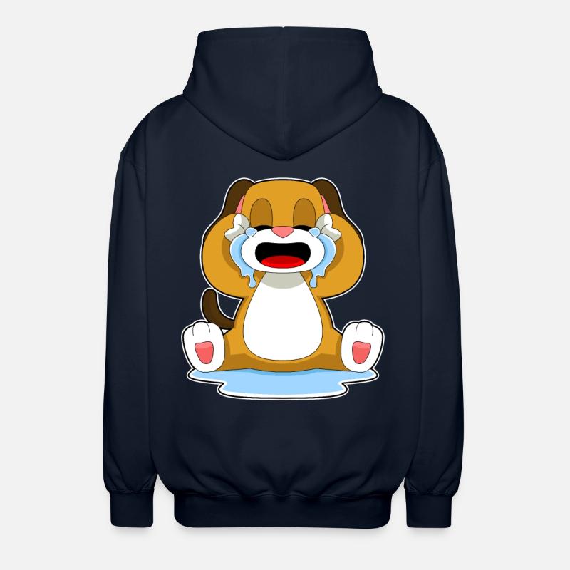 Larmes de chien - Veste à capuche unisexe - marine