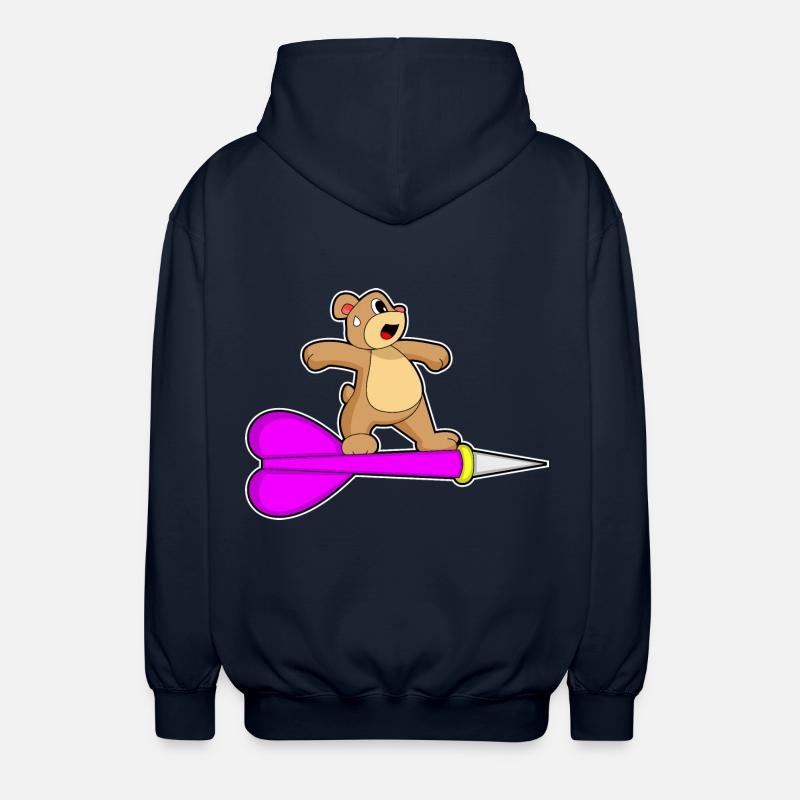 Fléchette d’ours - Veste à capuche unisexe - marine