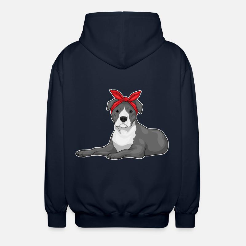 Pitbull Loop - Unisex Hooded Jacket - navy