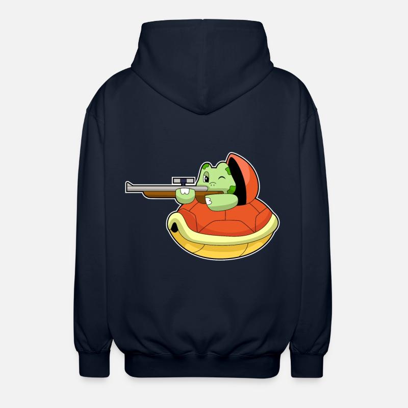 Fusil de sniper Turtle - Veste à capuche unisexe - marine