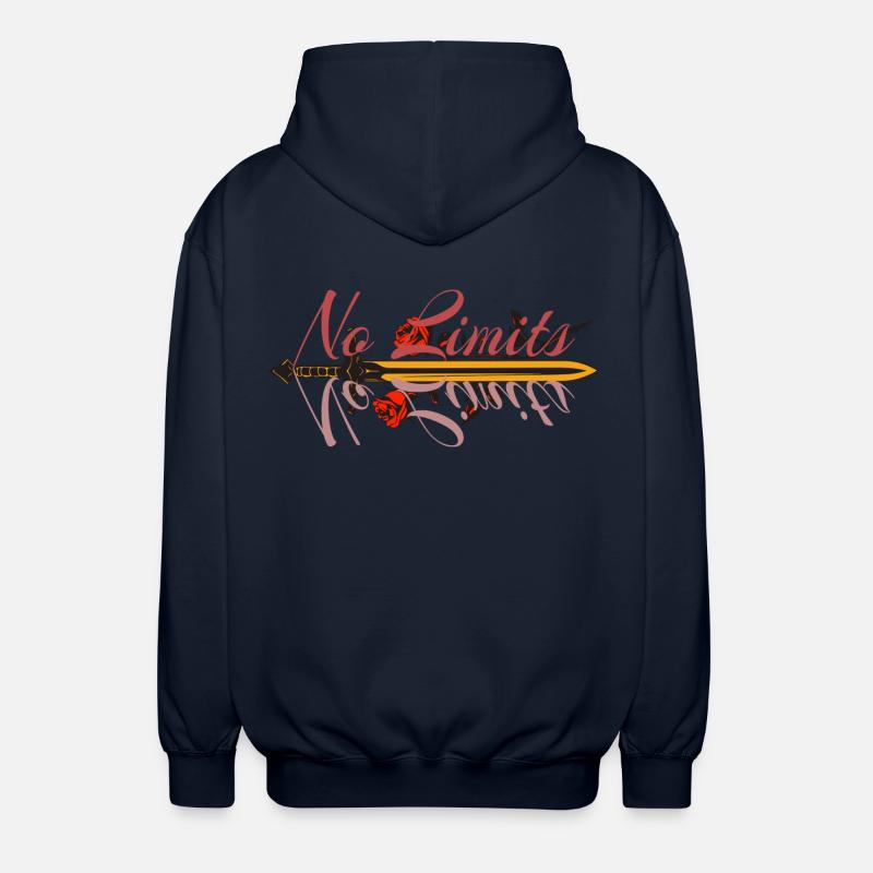 No Limits - Conception sans limites - Veste à capuche unisexe - marine