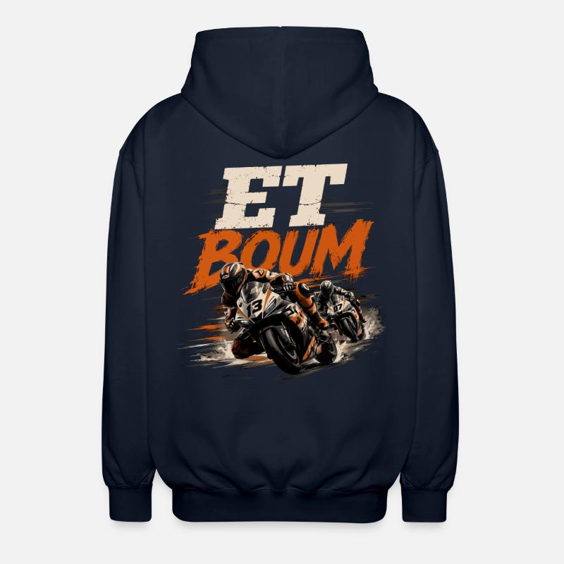 ET BOUM - Veste à capuche unisexe - marine