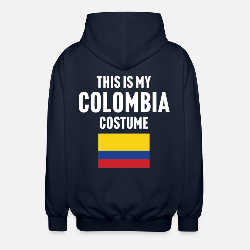 C’est mon costume de Colombie - Veste à capuche unisexe - marine