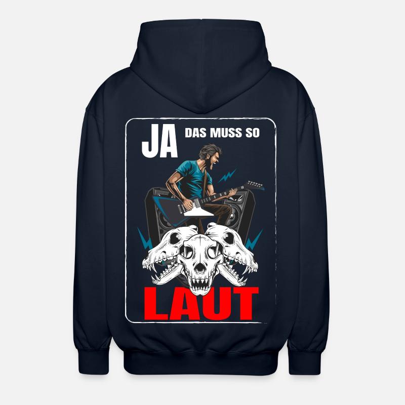 Ja das muss so Laut - Veste à capuche unisexe - marine