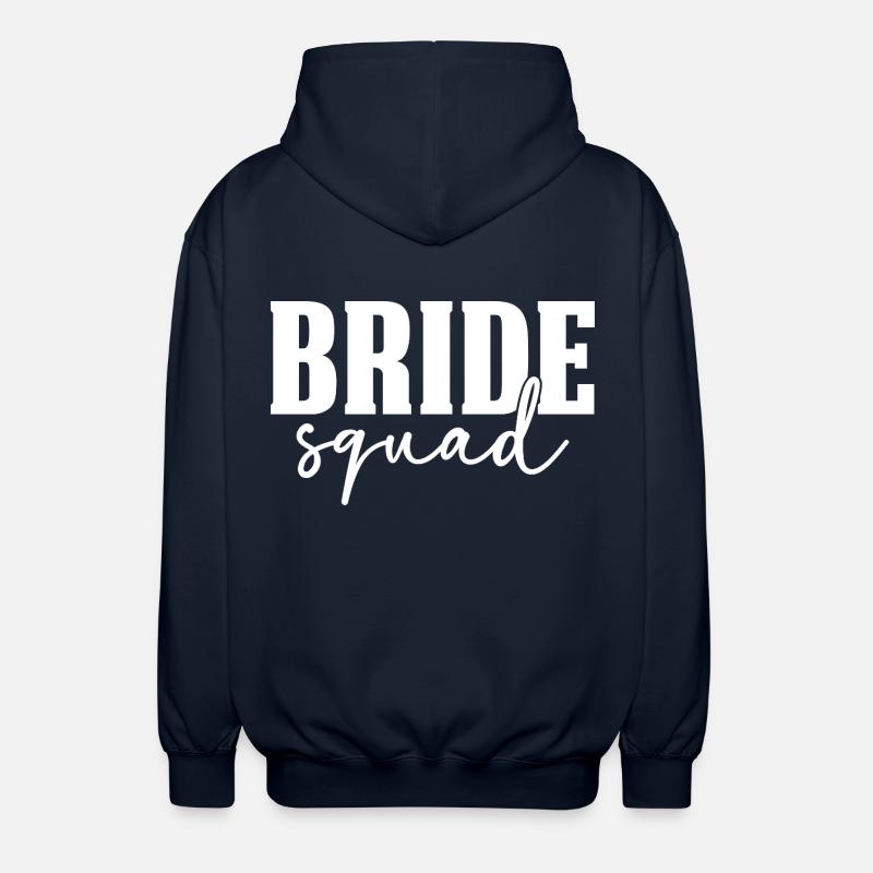 Bride Squad - Unisex Kapuzenjacke - Navy