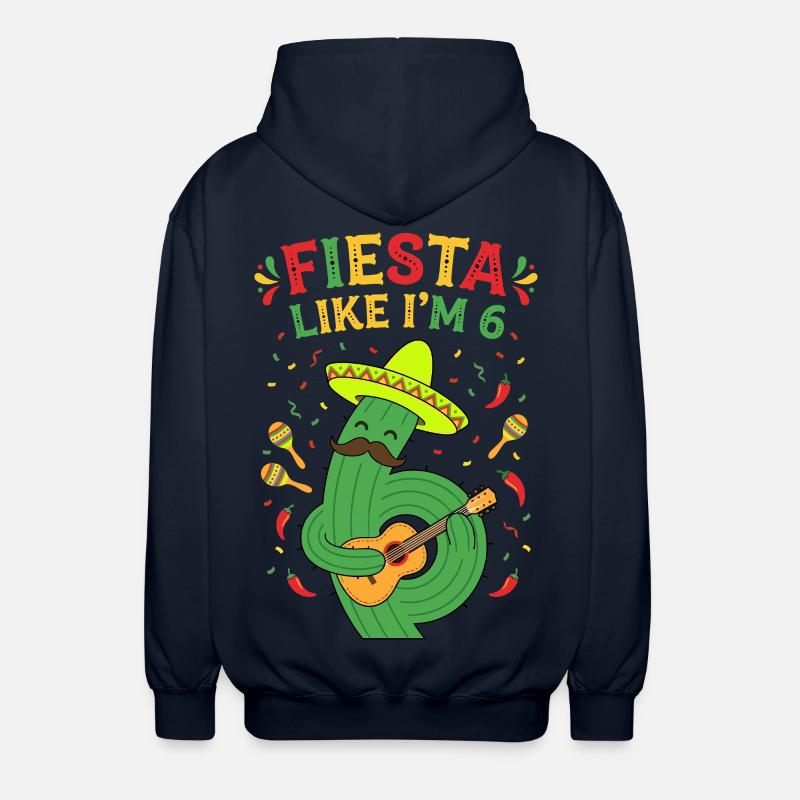 Fiesta comme si j’avais 6 cactus - Veste à capuche unisexe - marine