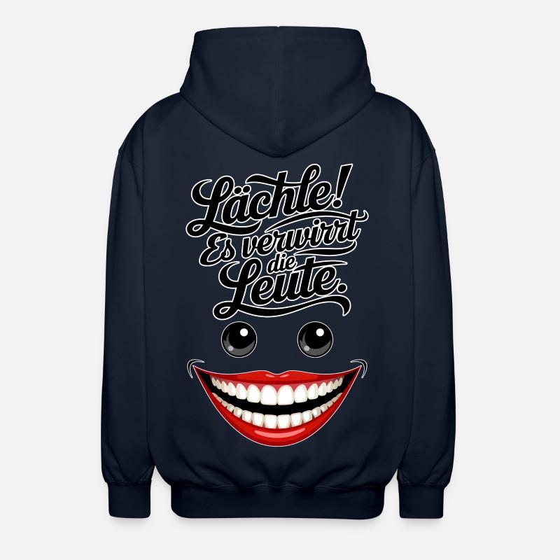 Toujours souriant - Veste à capuche unisexe - marine