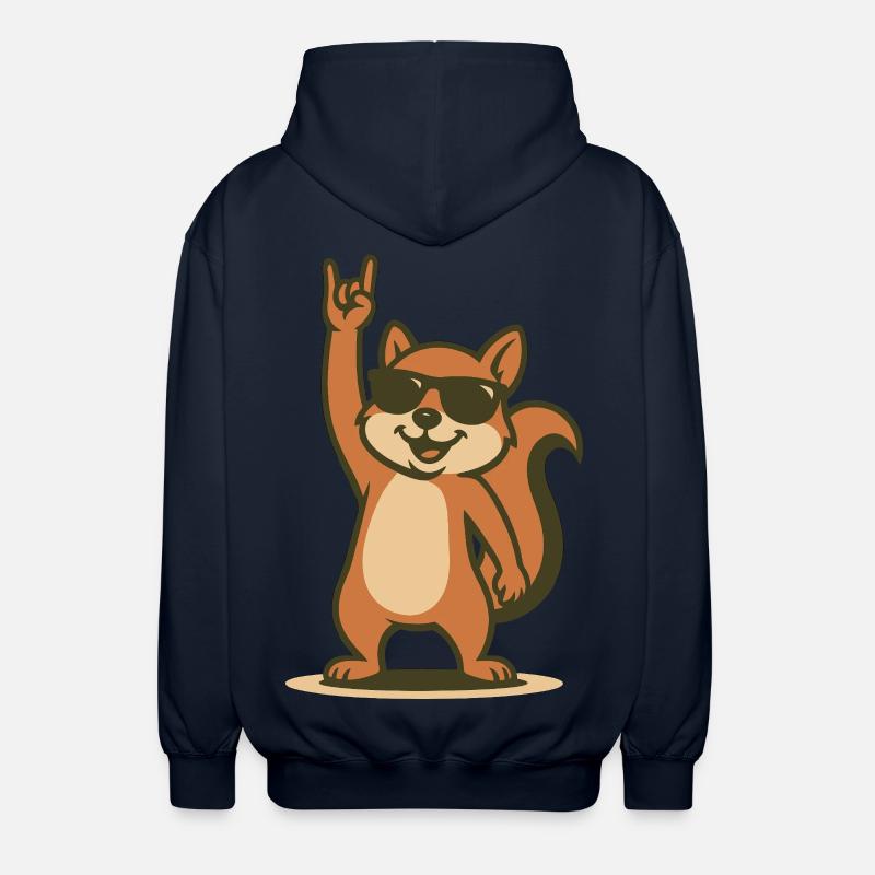 Rock'n'Roll Nutcracker - Unisex Hooded Jacket - navy