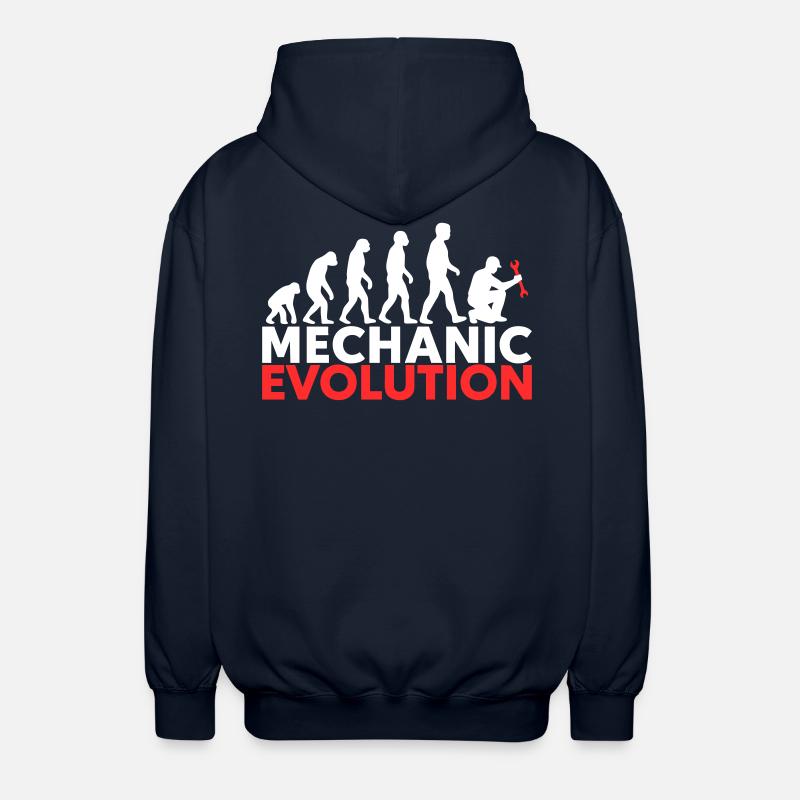 Mechanic Evolution Schrauber - Unisex Kapuzenjacke - Navy