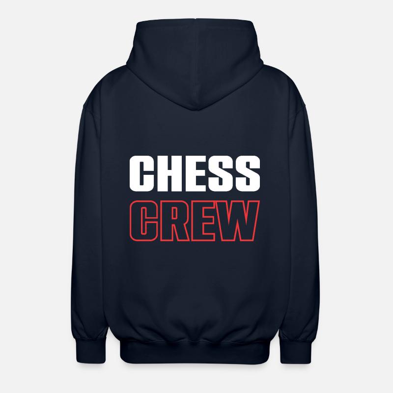 Équipe d’échecs - Veste à capuche unisexe - marine