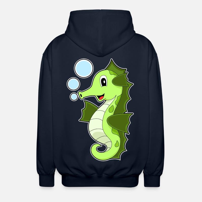 Seepferdchen - Unisex Kapuzenjacke - Navy
