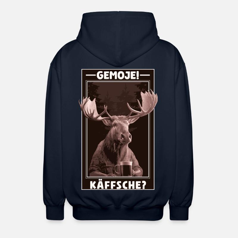 Gemoje_Kaeffsche_02 - Unisex Kapuzenjacke - Navy
