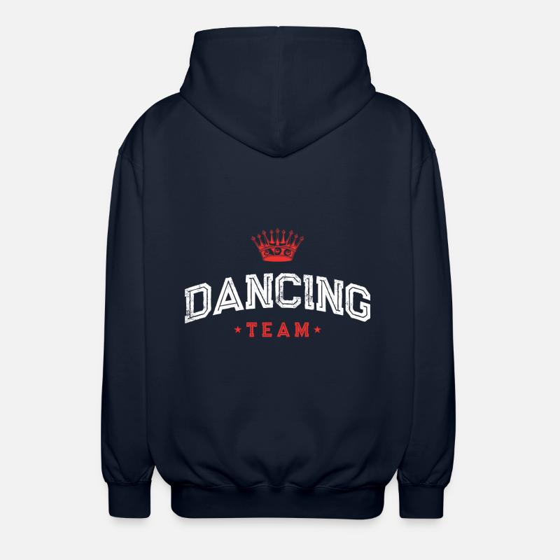 Équipe de danse - Veste à capuche unisexe - marine