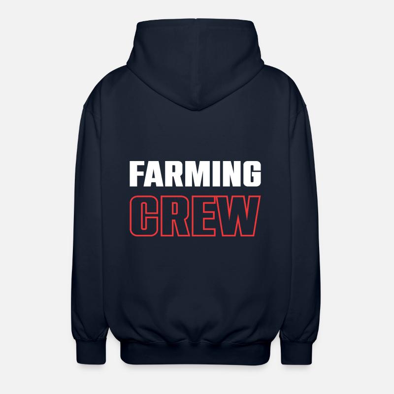 Farming Crew - Unisex Kapuzenjacke - Navy