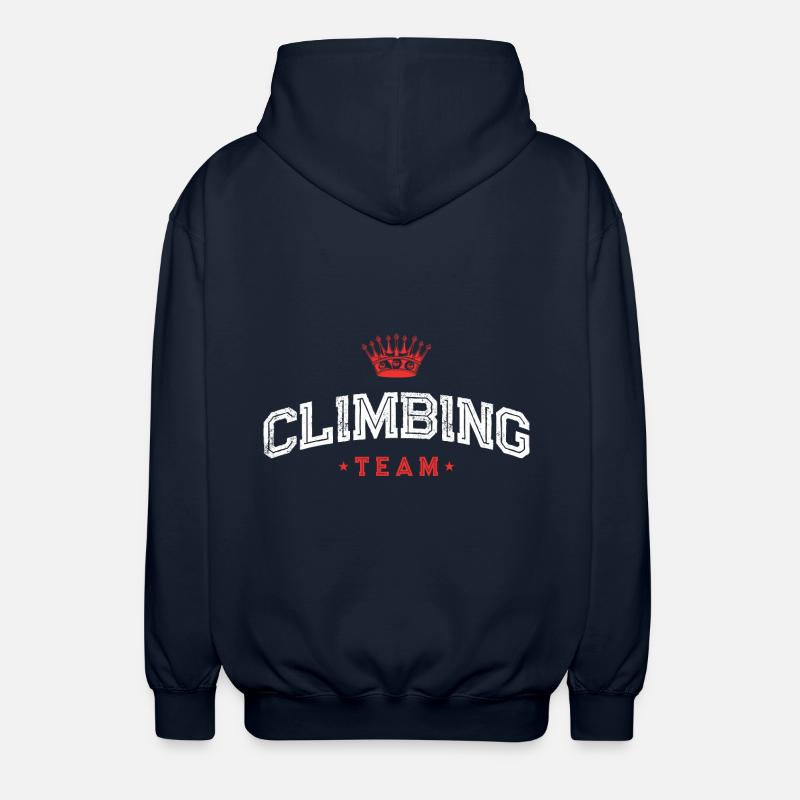 Climbing Team - Unisex Hooded Jacket - navy