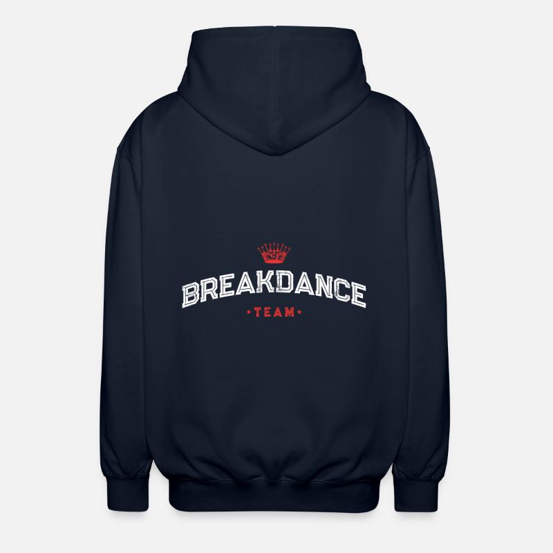 Breakdance Team - Unisex Hooded Jacket - navy